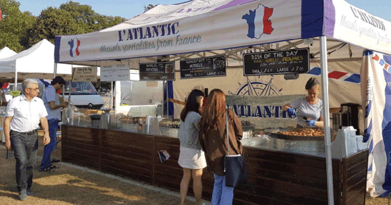 French market stall