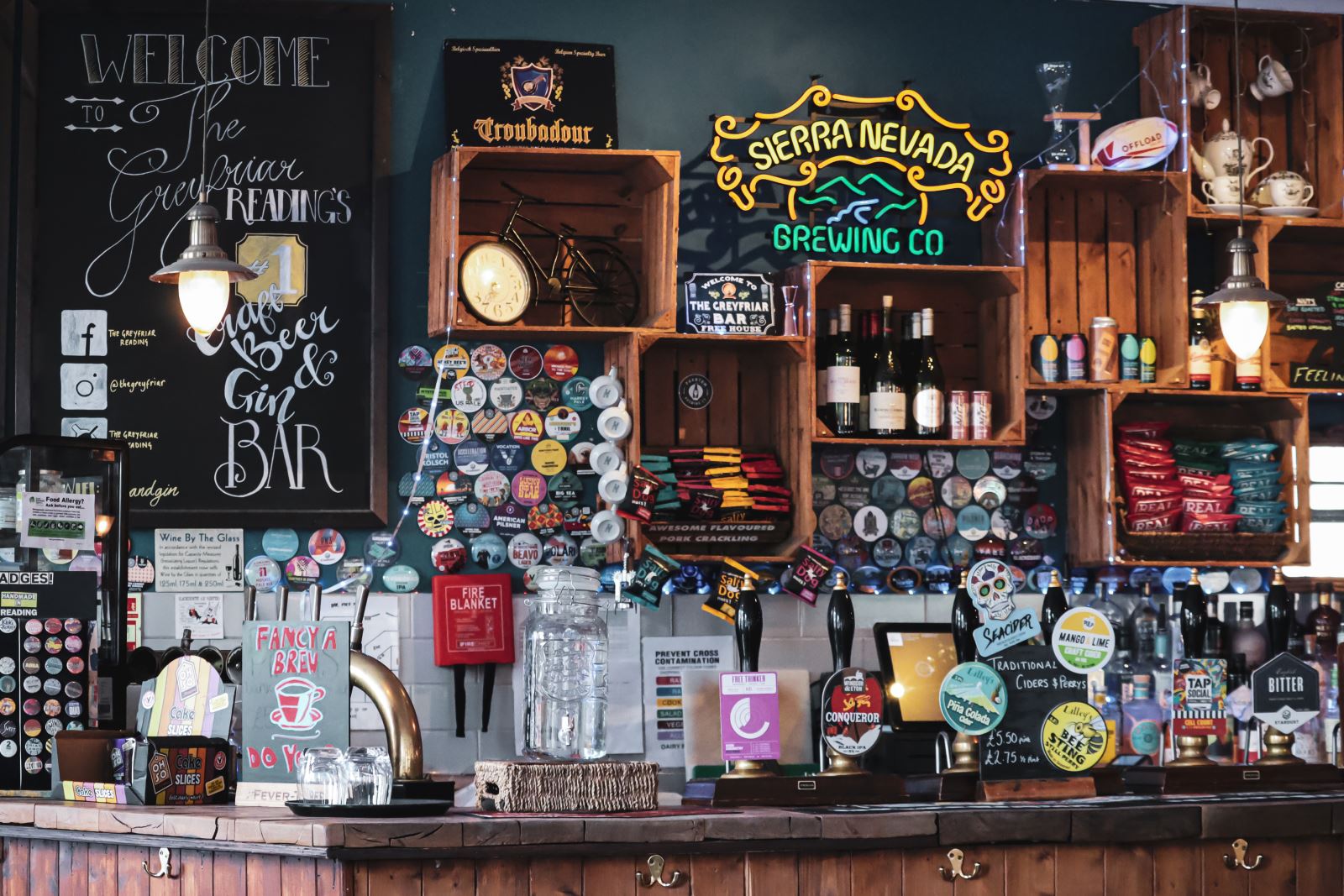 The Greyfriar, bar interior