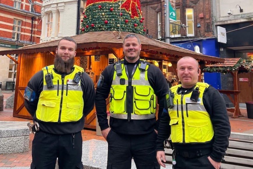 BID Wardens in Reading Town Centre